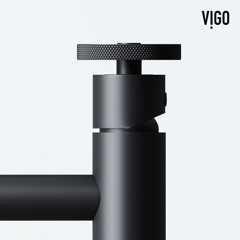 High arc spout faucet with ceramic disc cartridge and easy installation
