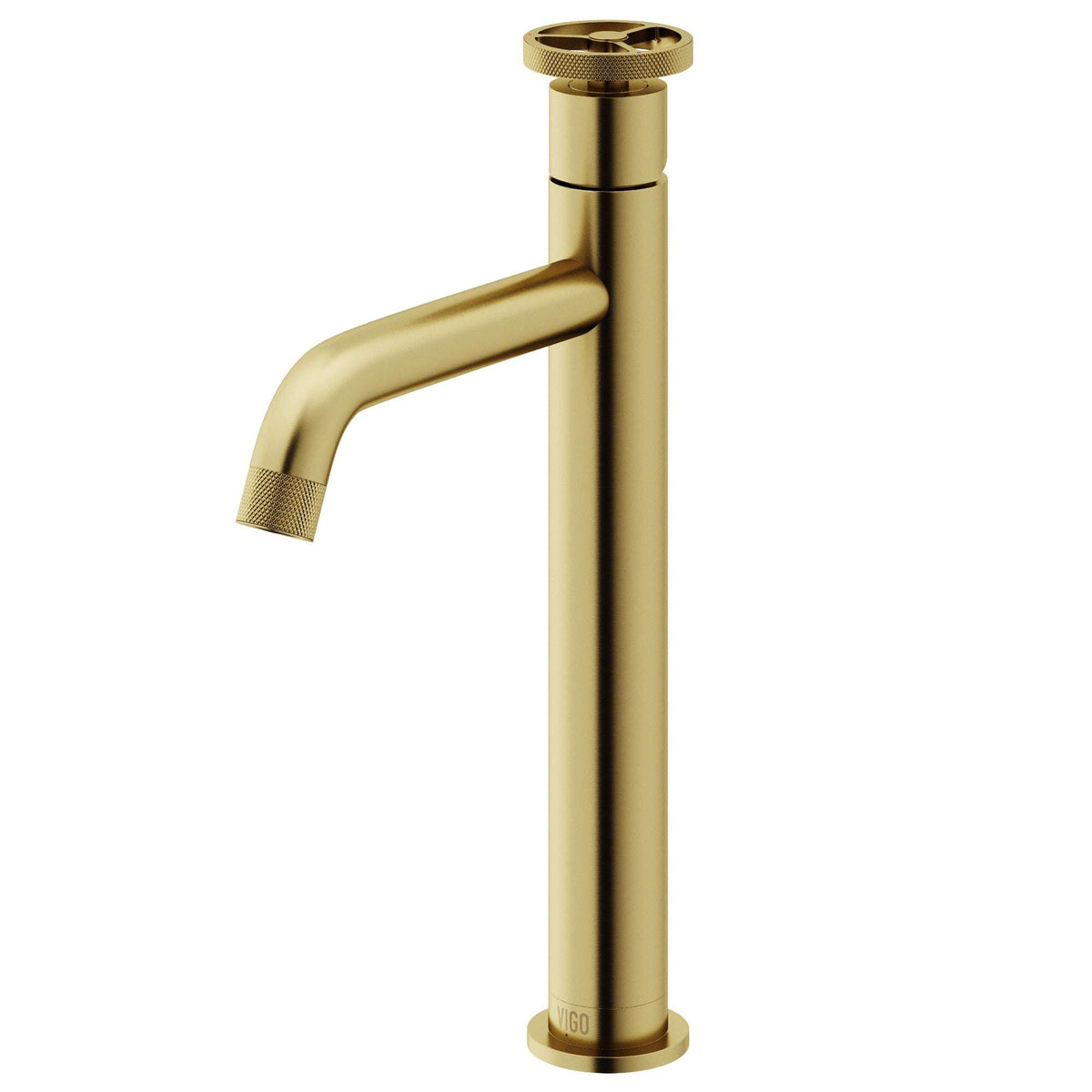 Ceramic disc valve vessel filler with knob handles and low flow design