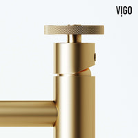 High arc spout faucet with ceramic disc cartridge and easy installation