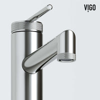 Brushed nickel faucet featuring lever handle and NPSM thread type
