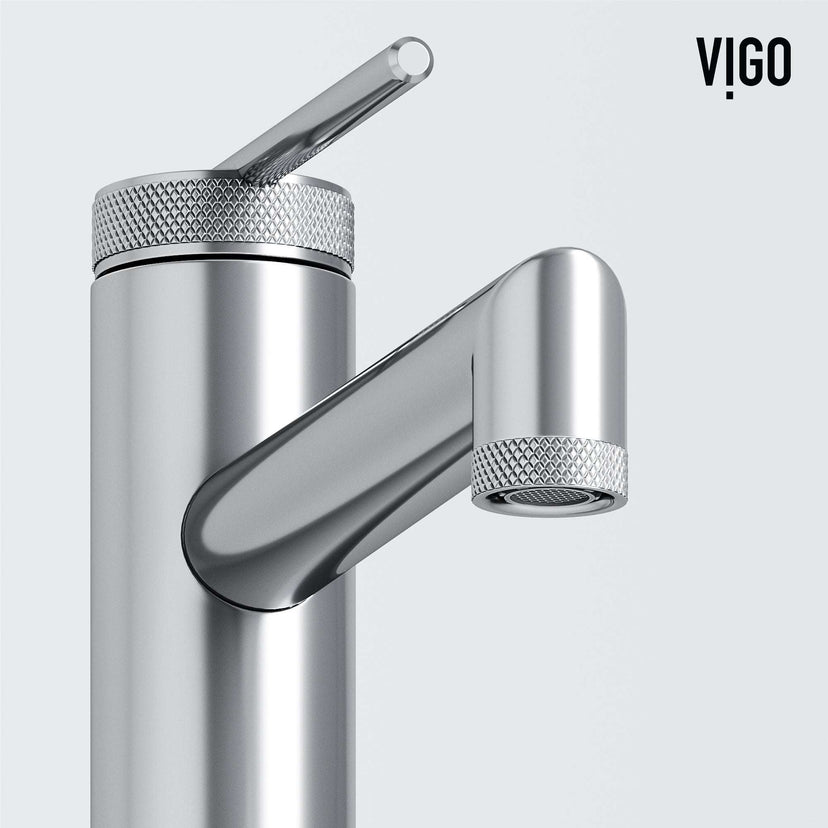 Chrome faucet featuring lever handle and NPSM thread type