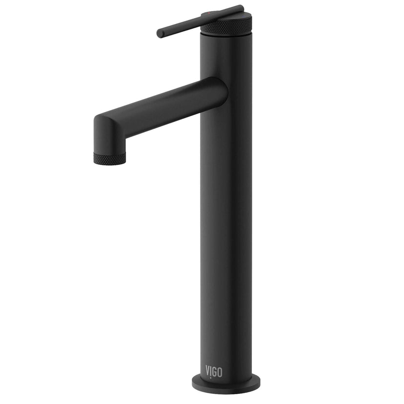 Brass vessel filler with lever handle and compression connections