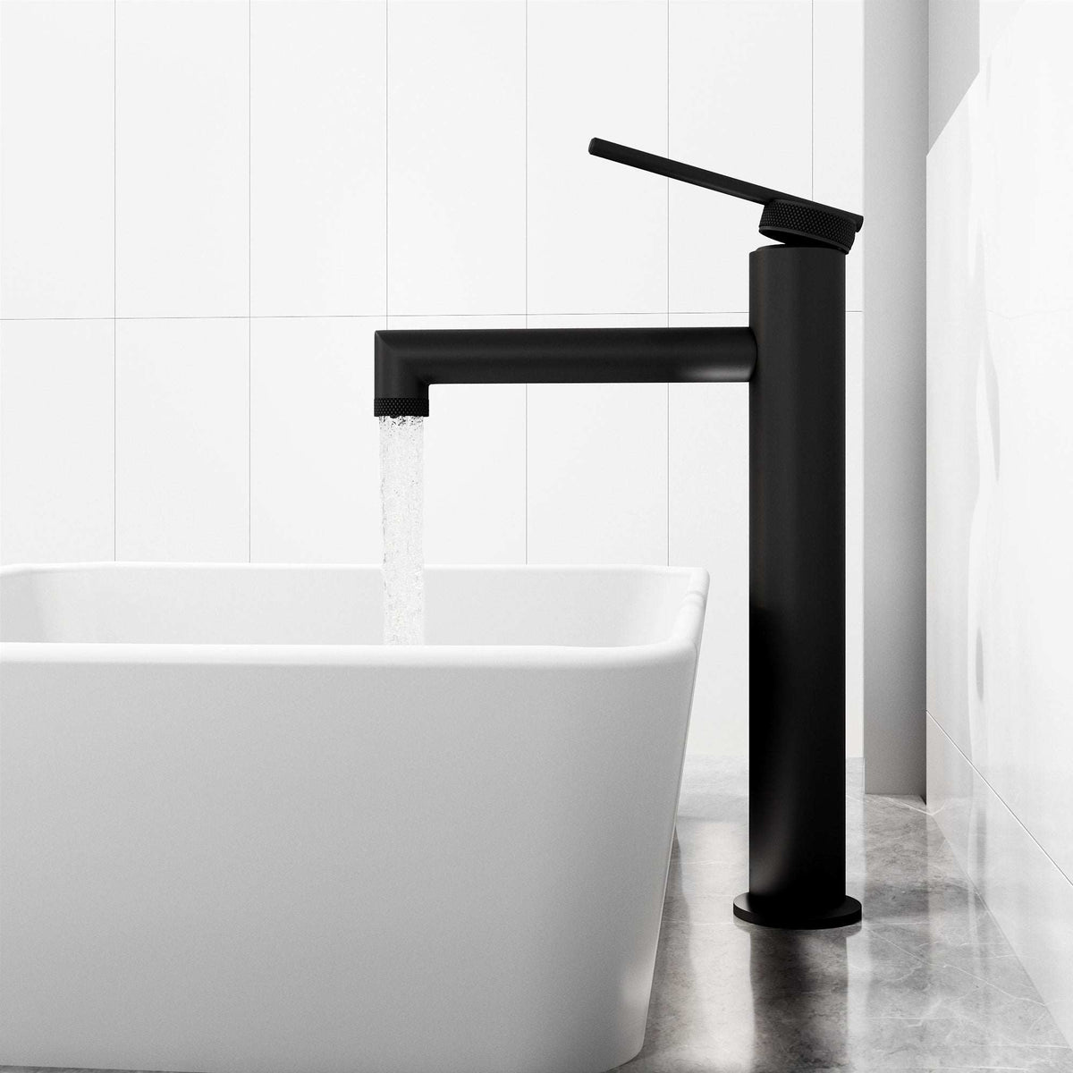 Ceramic disc cartridge vessel faucet with included mounting hardware