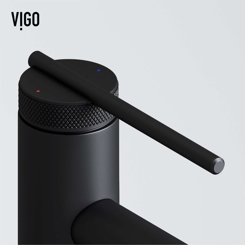 Vessel faucet with ceramic disk valve and included supply lines