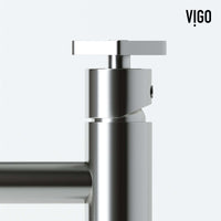 Modern vessel filler with high arc spout and compression connection