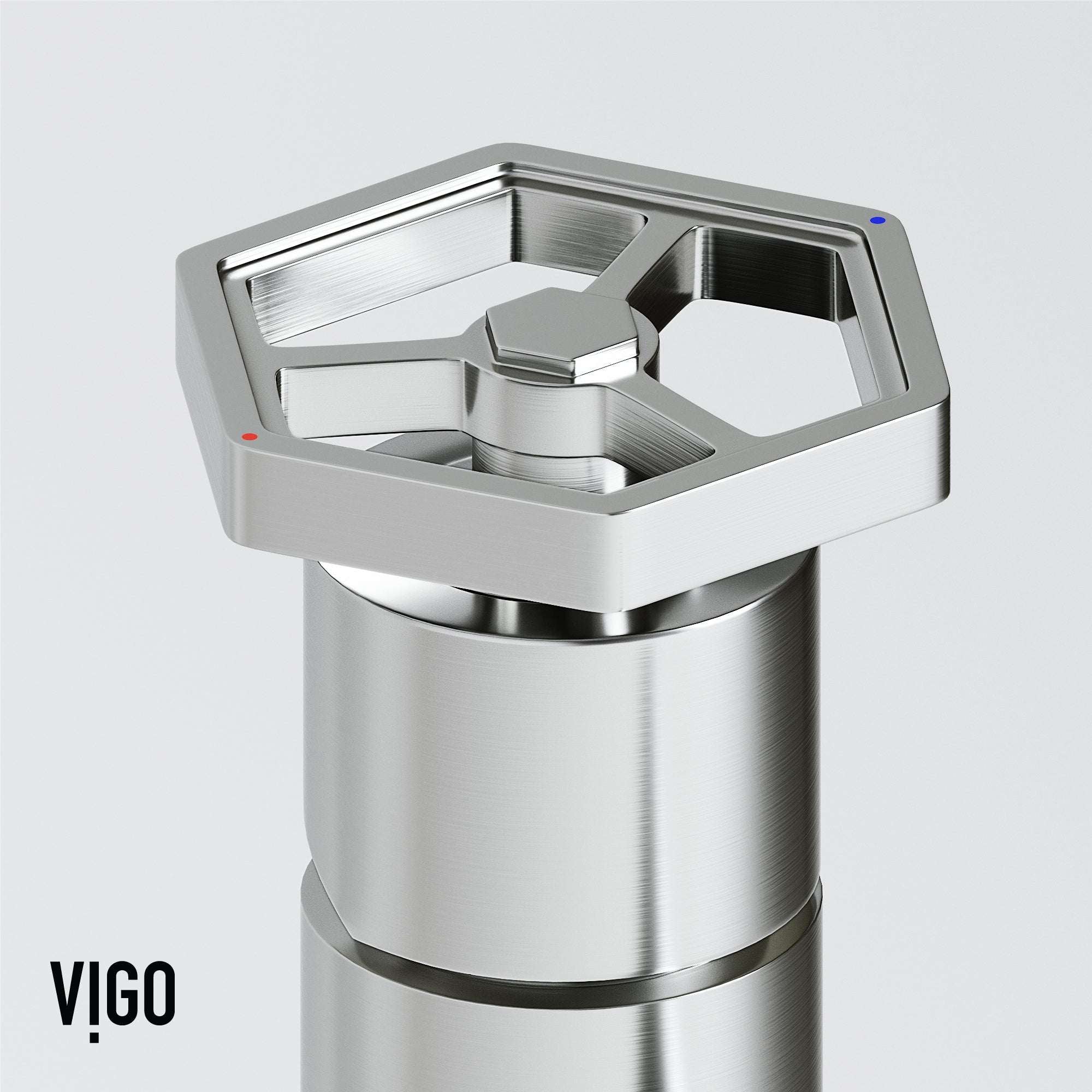 Low flow vessel faucet featuring lever handle and deck mount design