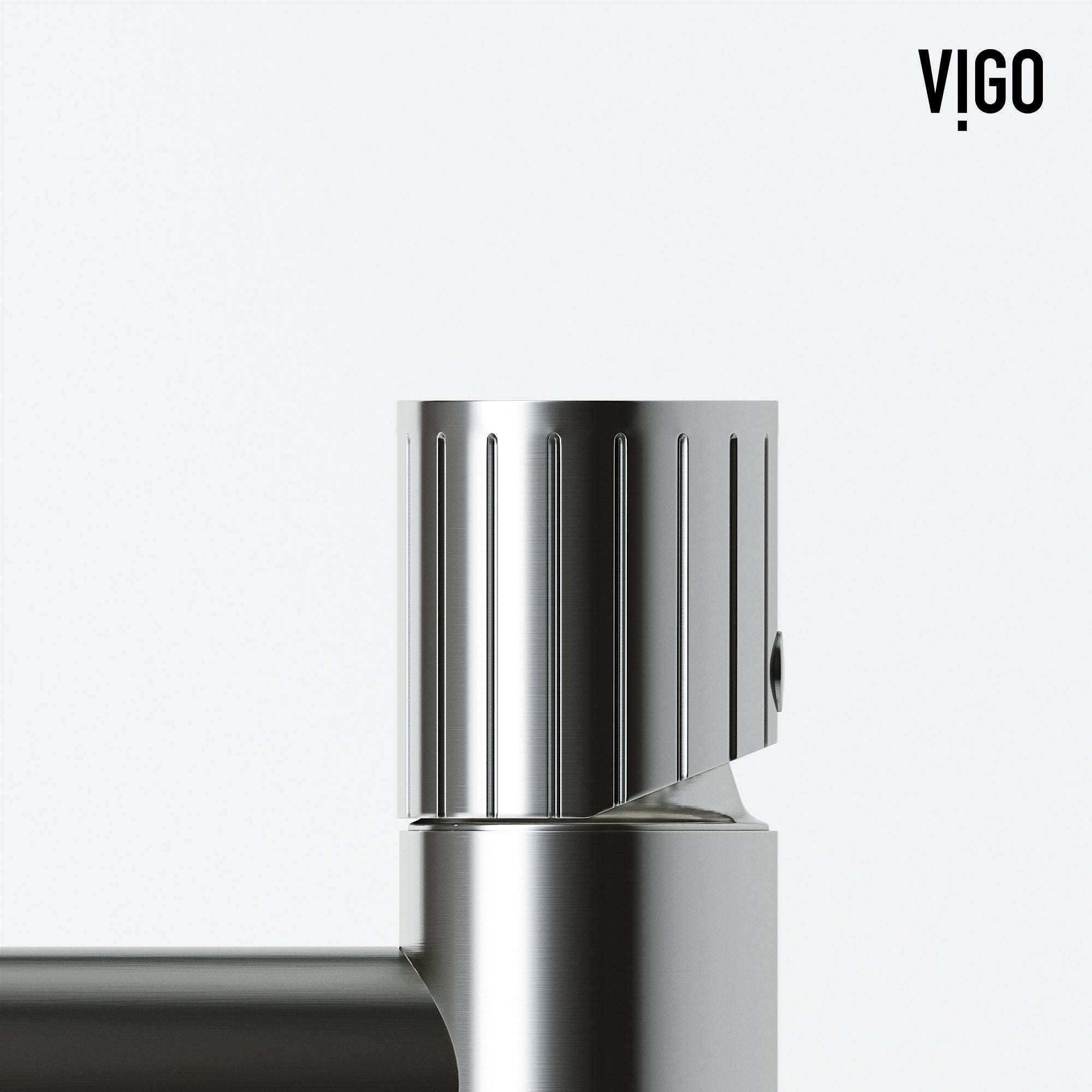 Deck-mounted brass faucet with high arc spout and brushed nickel finish