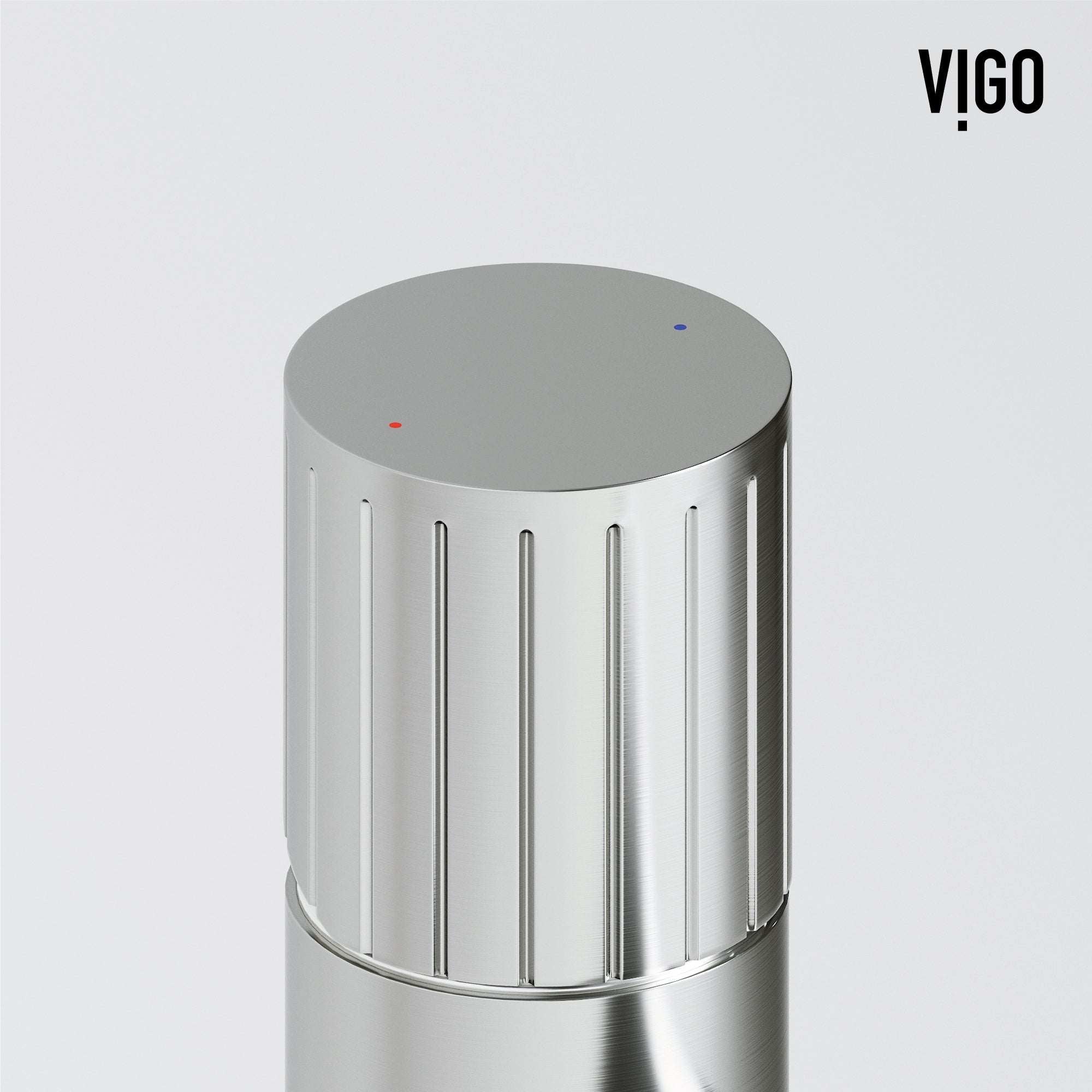 Vessel faucet with all mounting hardware included, brushed nickel