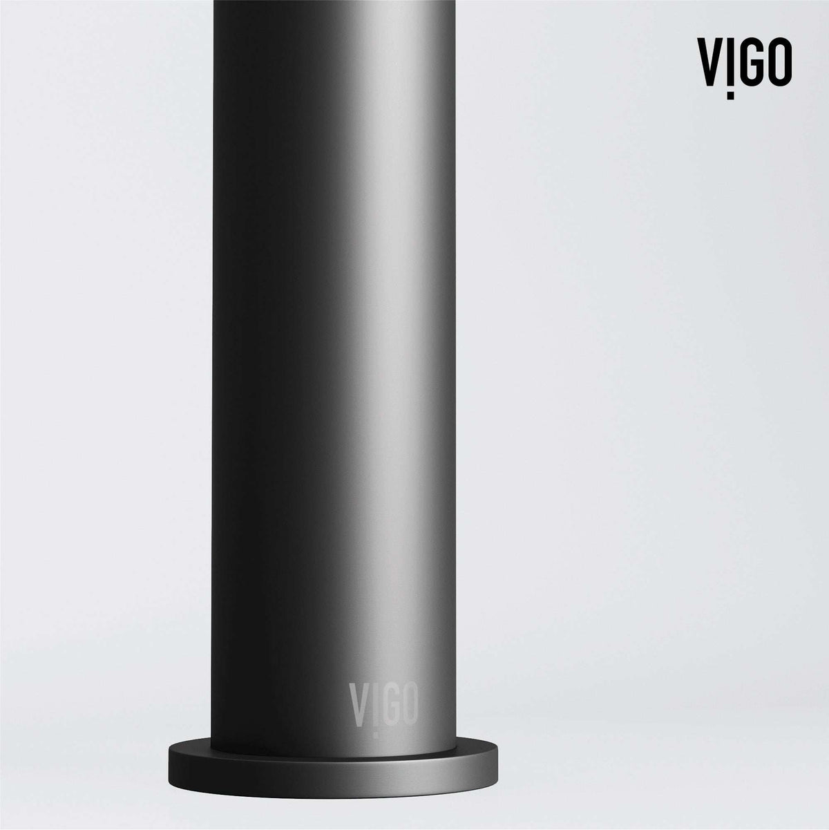 11-inch assembled height vessel faucet in matte black finish