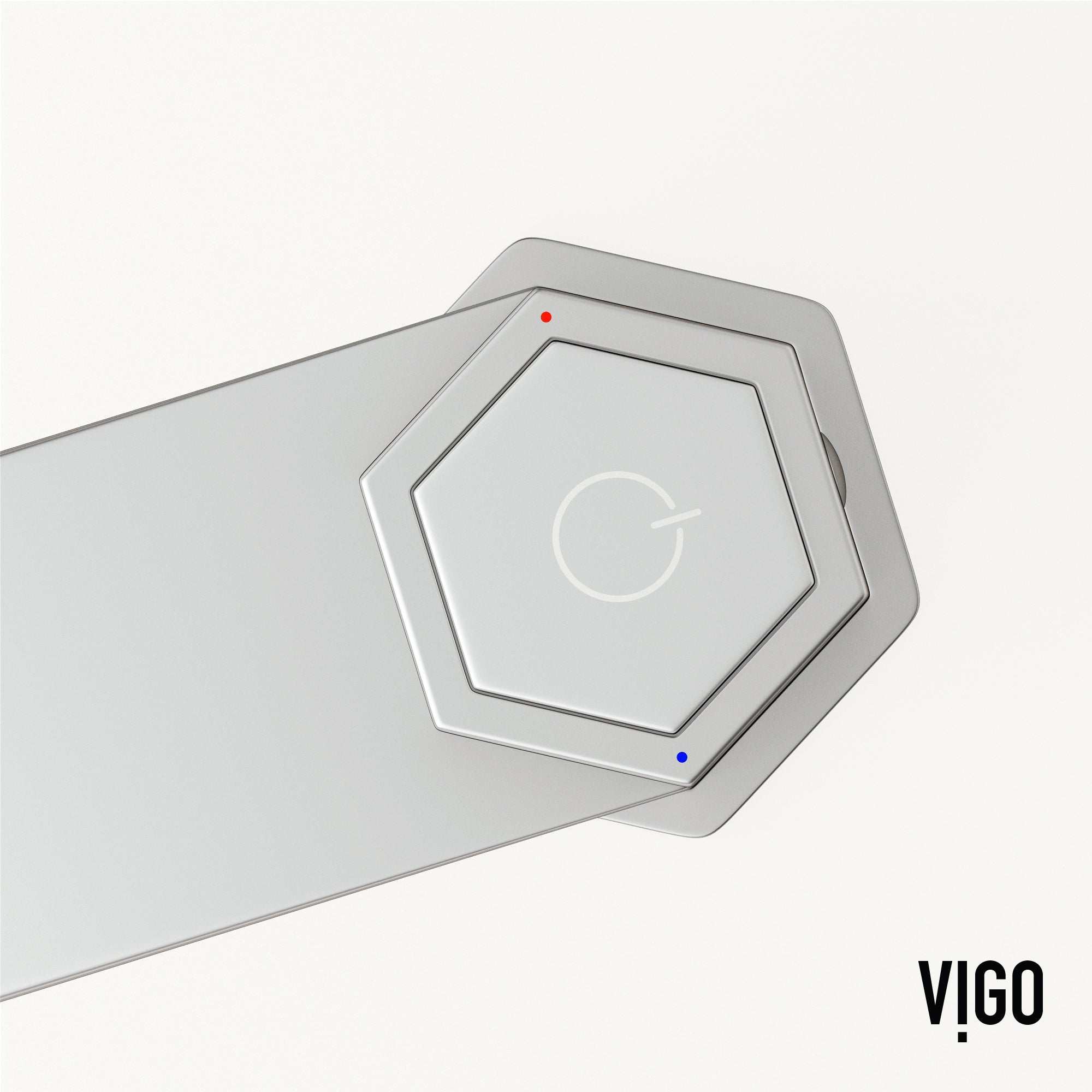 10-inch tall vessel filler with knob handle and brass construction