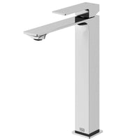 High arc spout vessel faucet with included mounting hardware