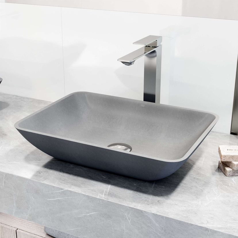 Chrome faucet featuring lever handle and low flow design