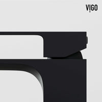 Low flow vessel filler with high arc spout and brass hardware