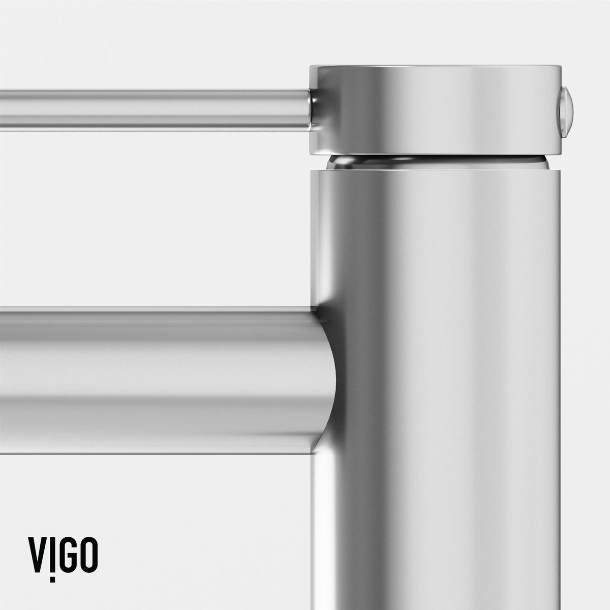 Compression connection vessel faucet with ceramic disc cartridge