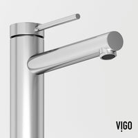 Deck-mounted vessel filler with ceramic disk valve and chrome finish