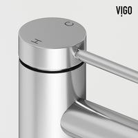 Brass vessel faucet with high arc spout and modern design