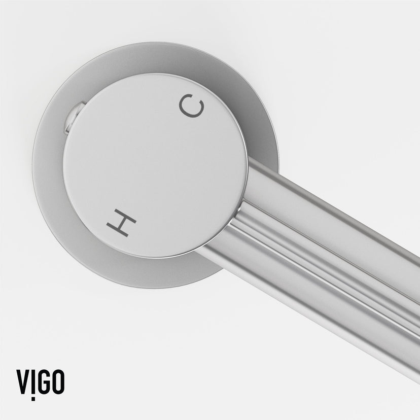 Vessel faucet with included supply lines and lever handle control