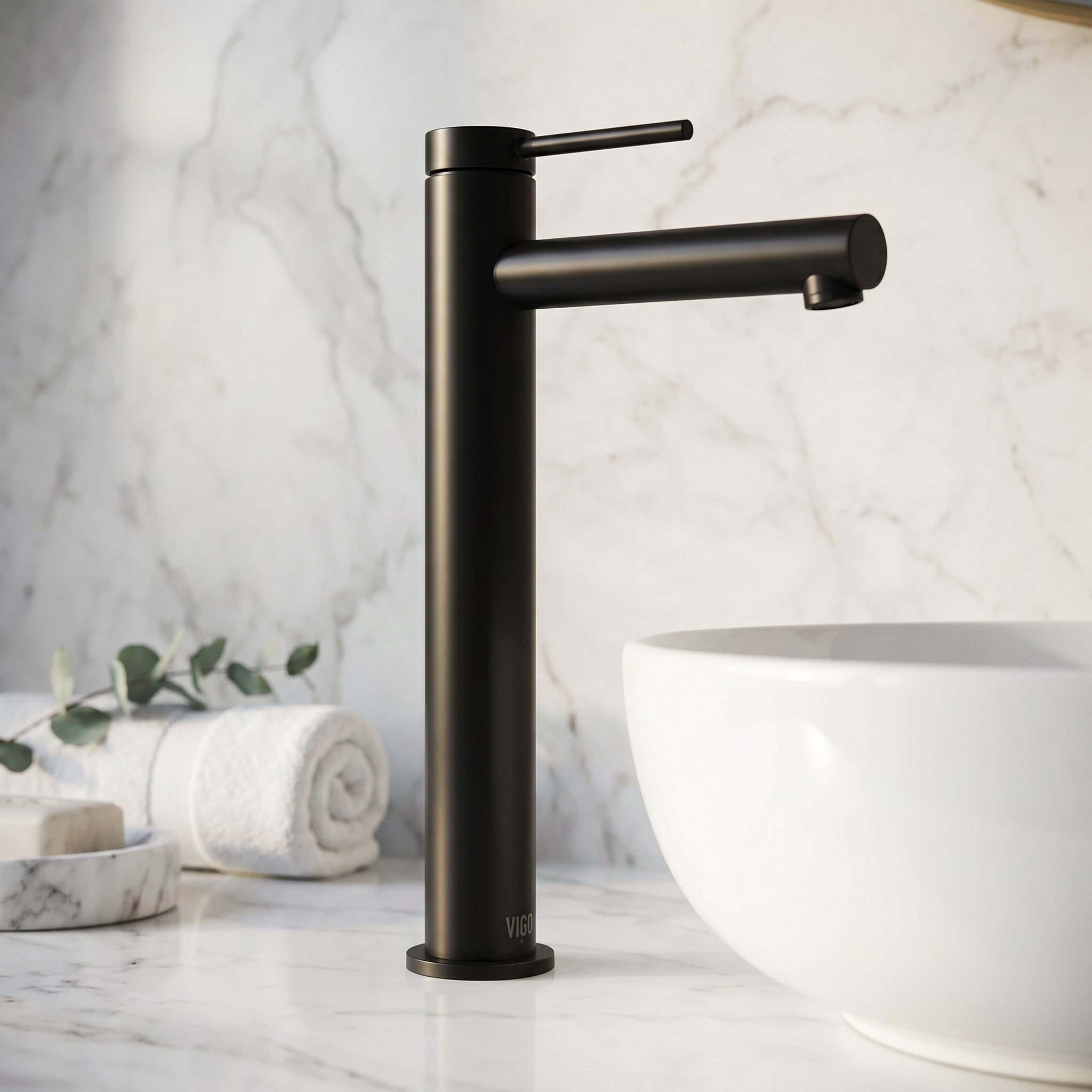 Jewel – Single-Hole Single Handle Bathroom Vessel Faucet in Matte