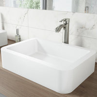 Handmade matte stone vessel sink with scratch and fade resistance
