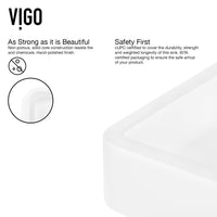 Vessel sink with matte white finish and commercial use approval