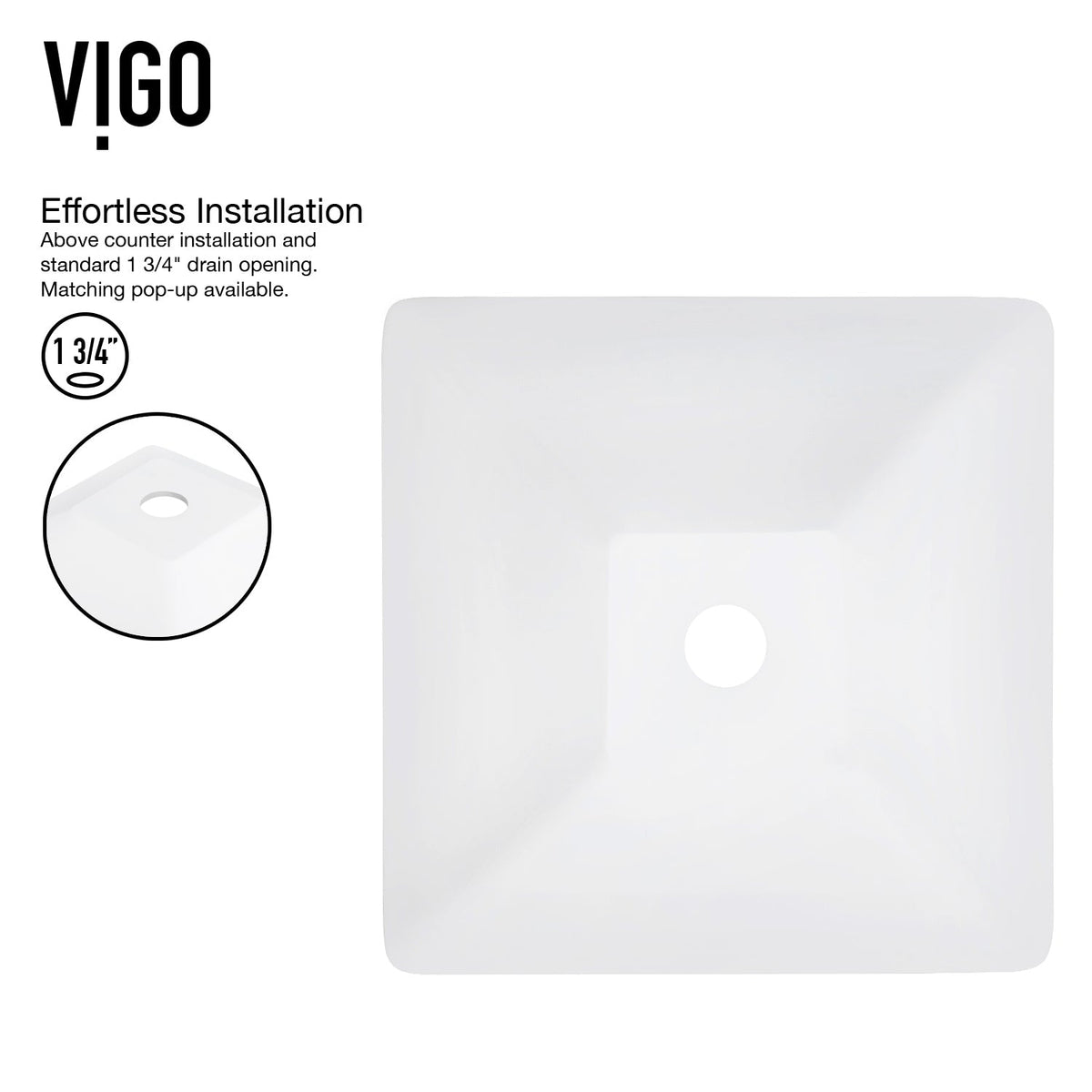 Square vessel sink with matte stone material and modern design for stylish bathrooms