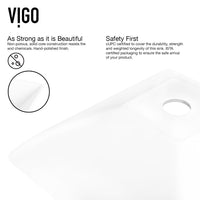 Handmade matte white vessel sink featuring fade and scratch resistant matte stone