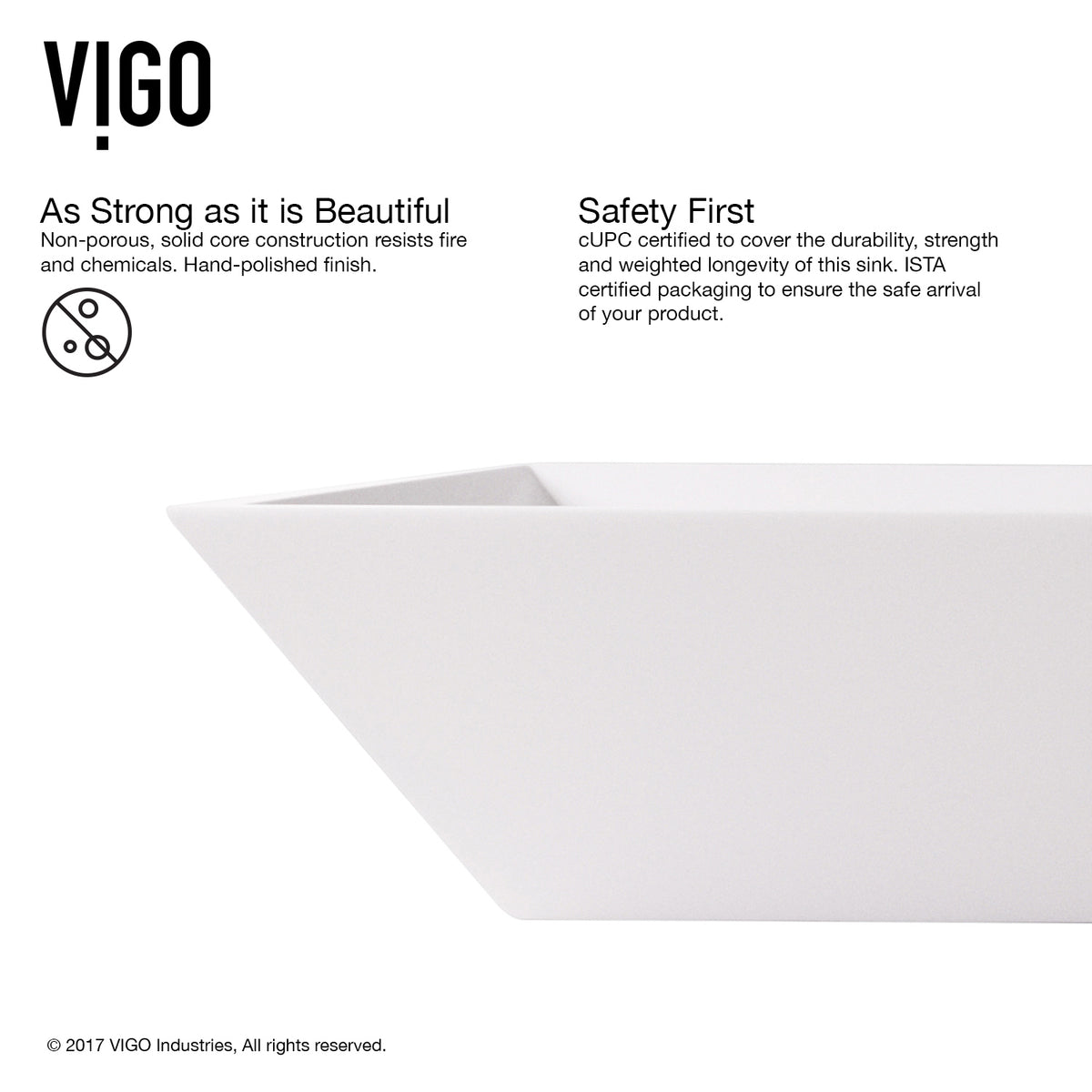 Modern White Matte Stone Vessel Bathroom Sink