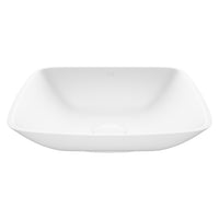 Modern White Matte Stone Vessel Bathroom Sink