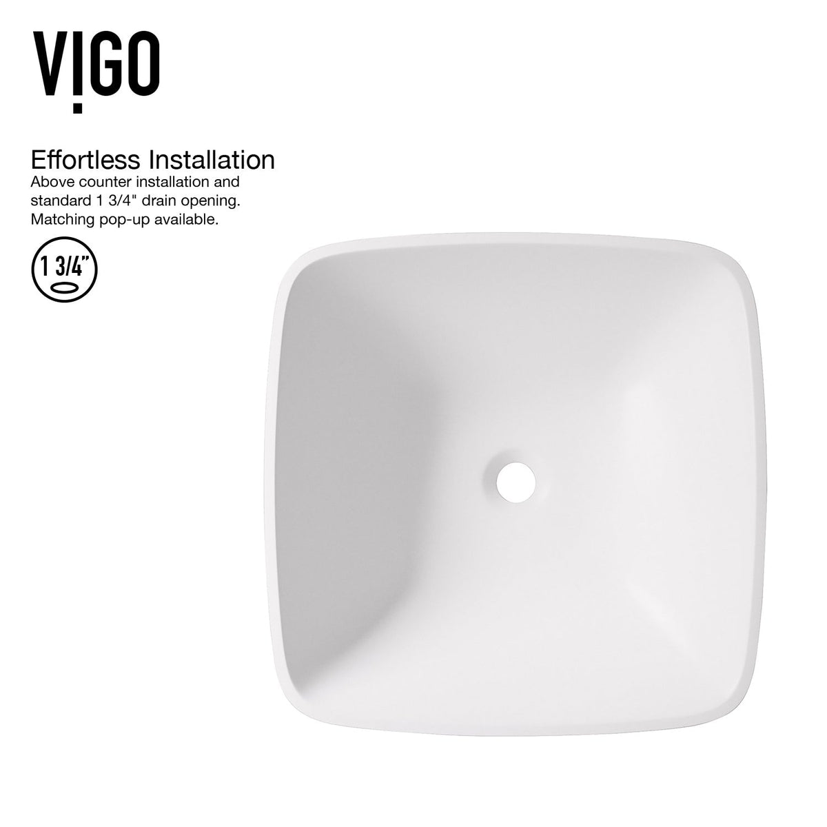 Matte stone vessel sink, handmade and approved for commercial use