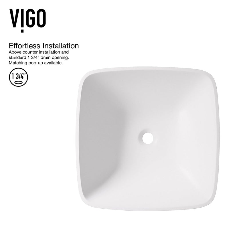 Matte stone vessel sink, handmade and approved for commercial use