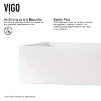 Modern White Matte Stone Vessel Bathroom Sink