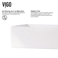 Matte stone rectangular sink with commercial certification and rust-resistant features