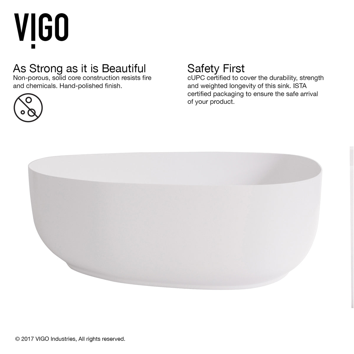 Modern White Matte Stone Vessel Bathroom Sink