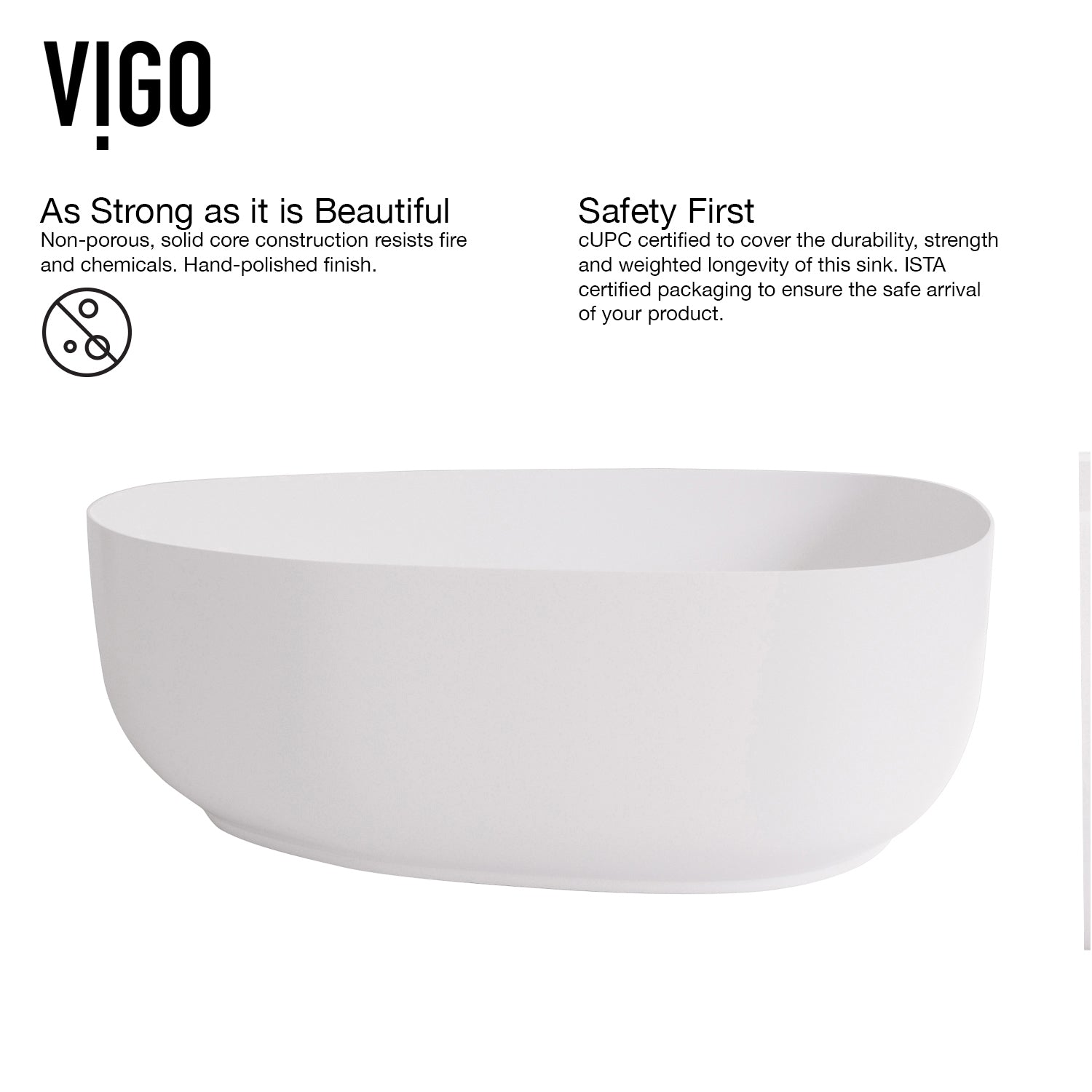 Apollo Peony Matte Stone Vessel Bathroom Sink by VIGO