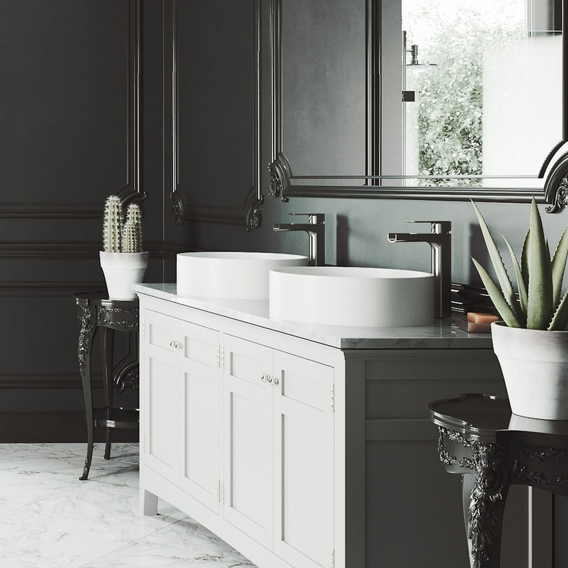 Handmade matte stone sink with fade and rust resistance