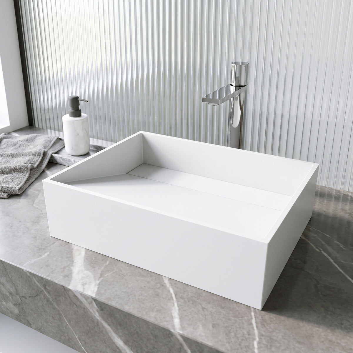 Starr Matte Stone™ Vessel Bathroom Sink