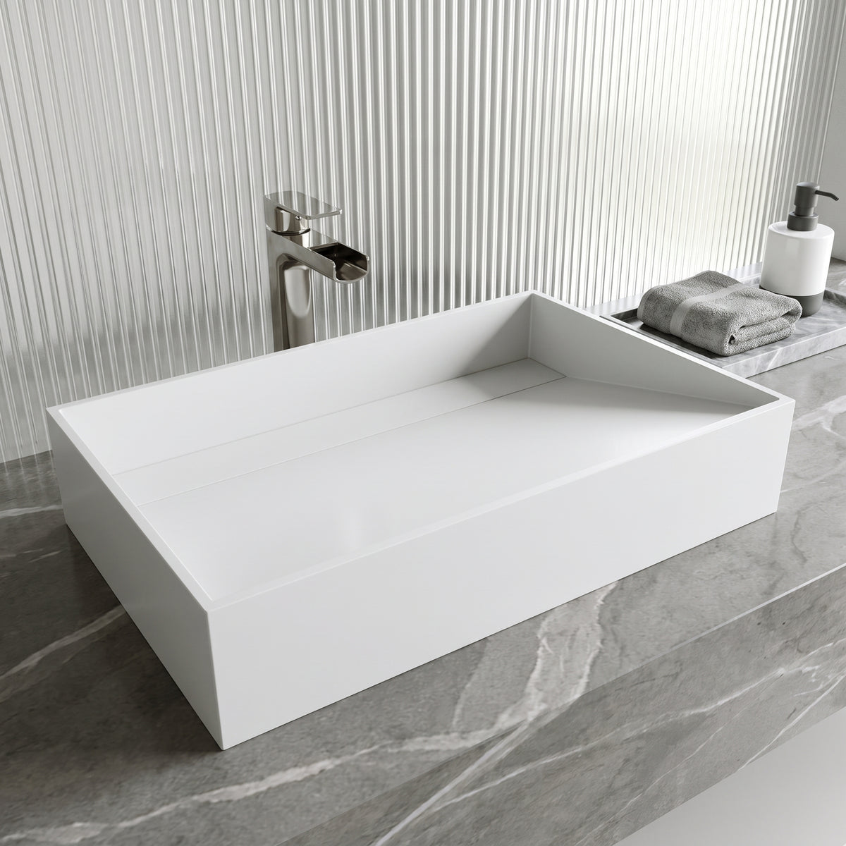 Starr Matte Stone™ Vessel Bathroom Sink