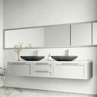 Gothic Gray Concreto Stone Vessel Bathroom Sink
