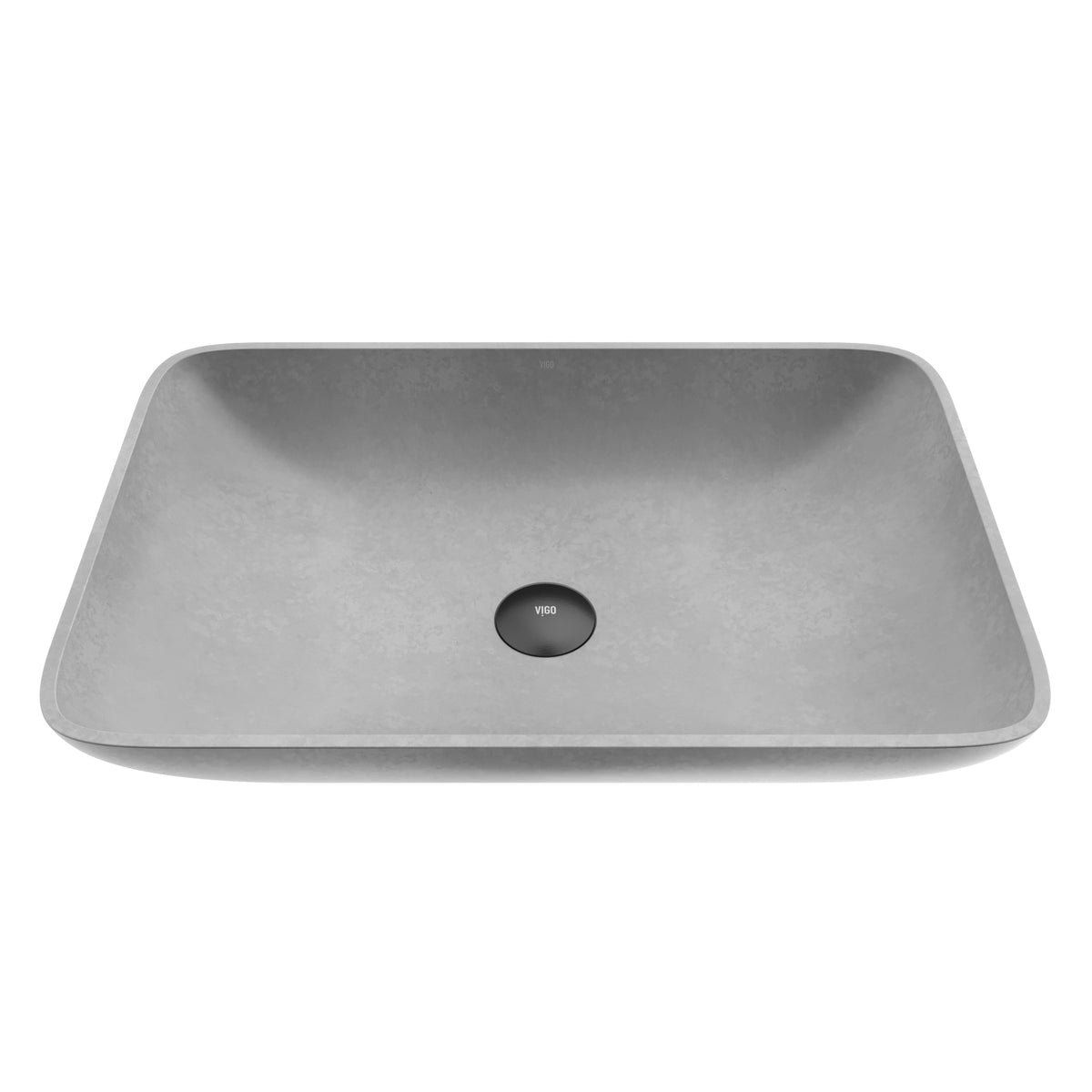 Gothic Gray Concreto Stone Vessel Bathroom Sink