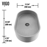 Amada Concreto Stone™ Vessel Sink