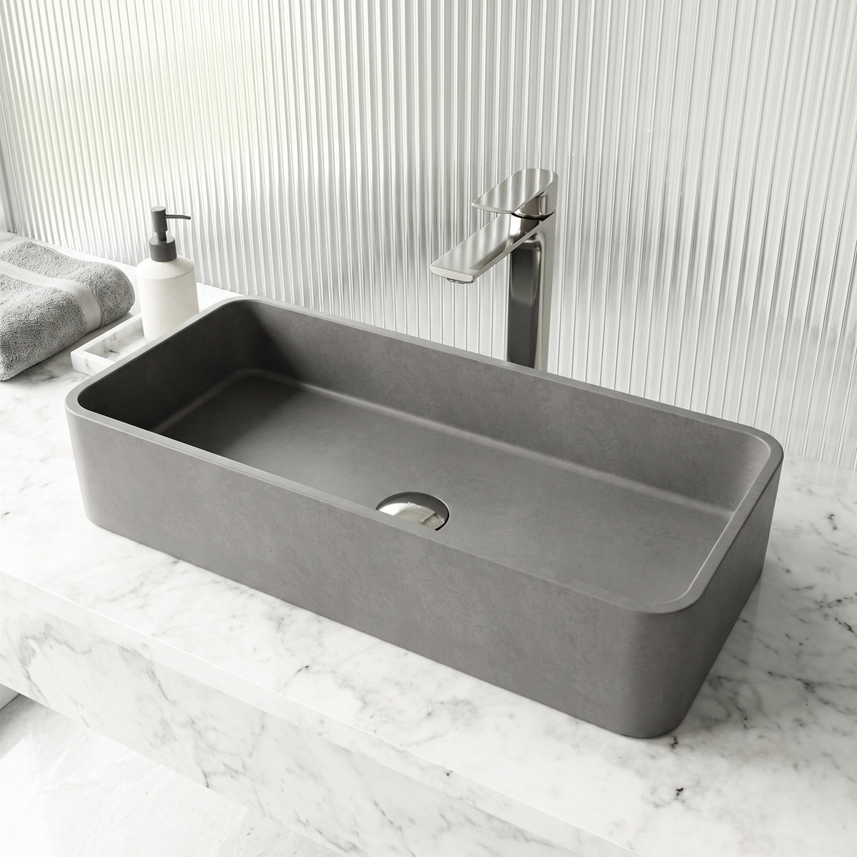 Paloma Concreto Stone™ Vessel Sink