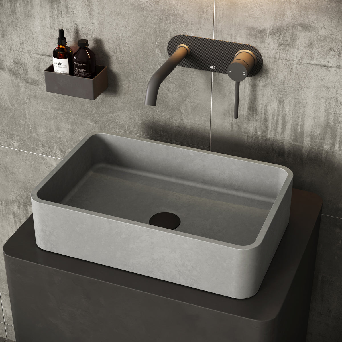 Paloma Concreto Stone™ Vessel Sink