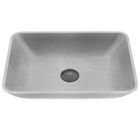 Gothic Gray Concreto Stone Vessel Bathroom Sink