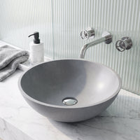 Gothic Gray Concreto Stone Vessel Bathroom Sink