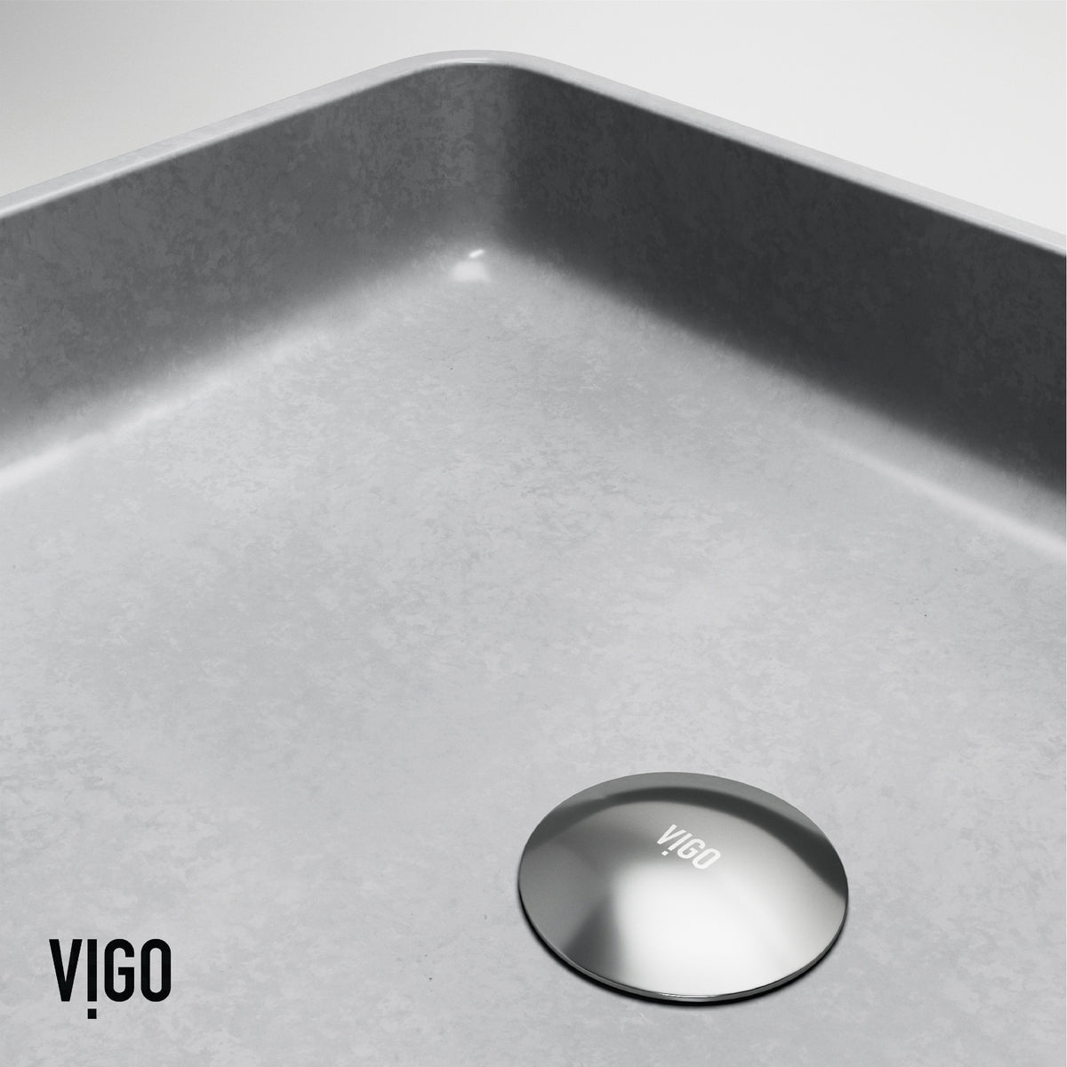 Gray concrete bathroom sink with vessel installation and scratch resistance