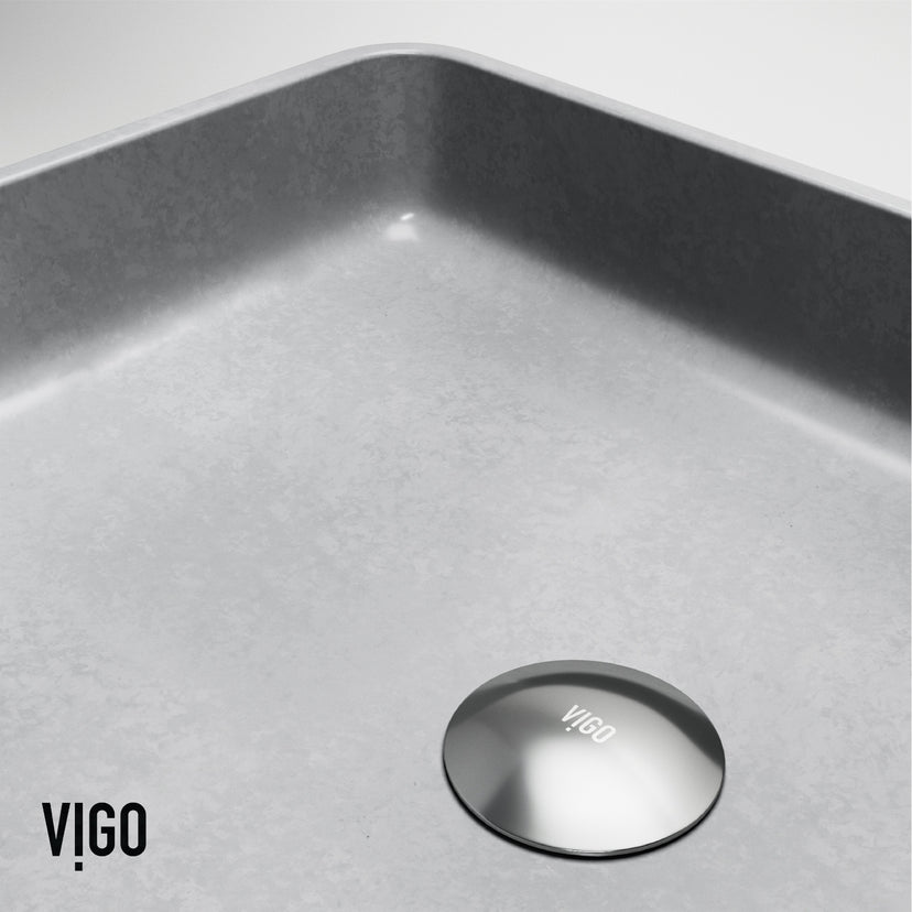 Gray concrete bathroom sink with vessel installation and scratch resistance