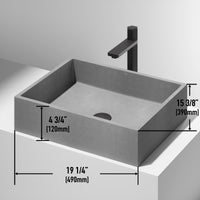 Alhambra Concreto Stone™ Vessel Sink