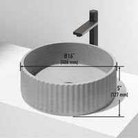 Windsor Concreto Stone™ Vessel Sink