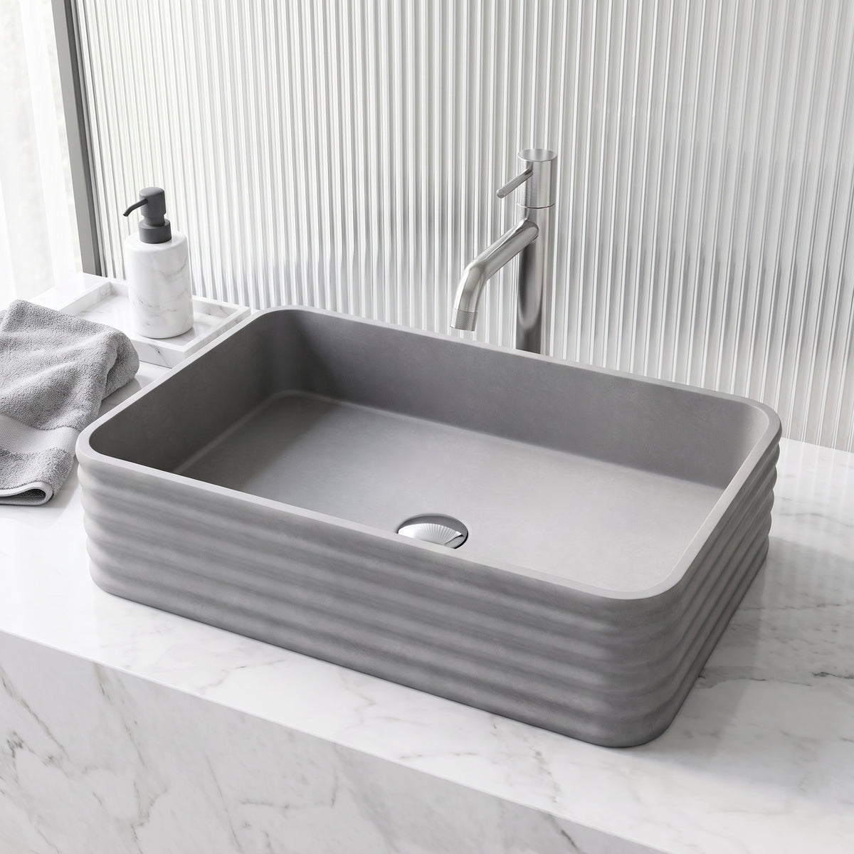 Cadman Concreto Stone™ Vessel Sink