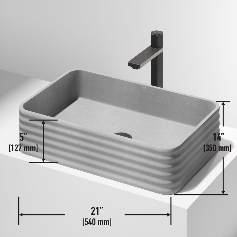 Cadman Concreto Stone™ Vessel Sink